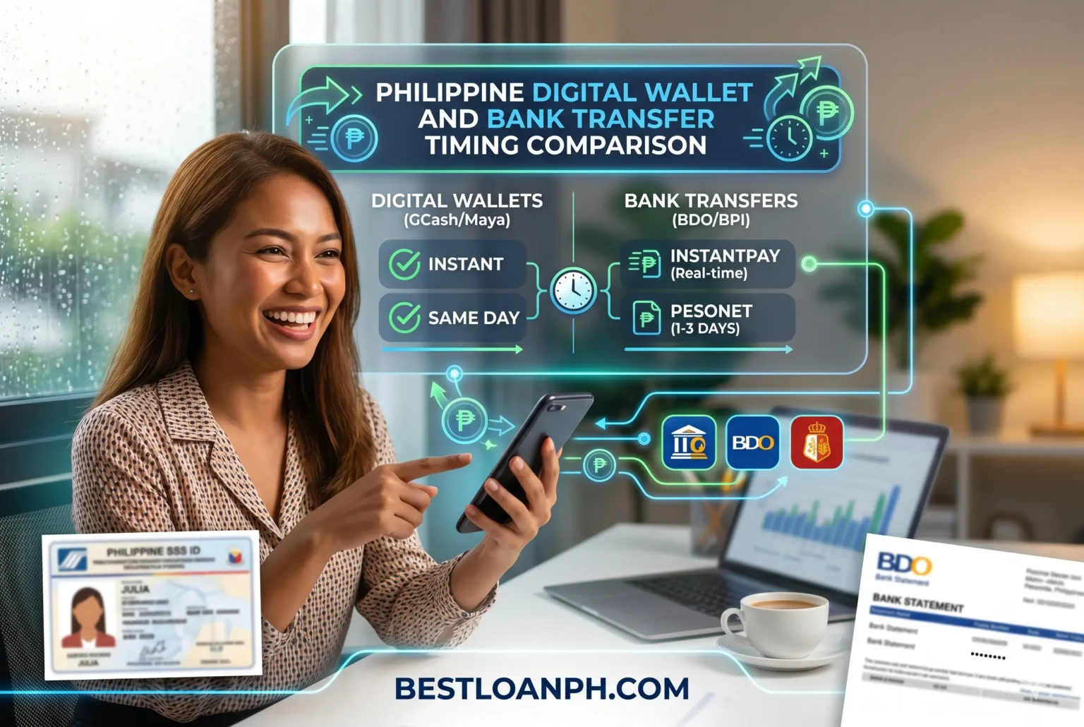 Comparison of Instapay and PESONet timing for fast release utang online disbursement