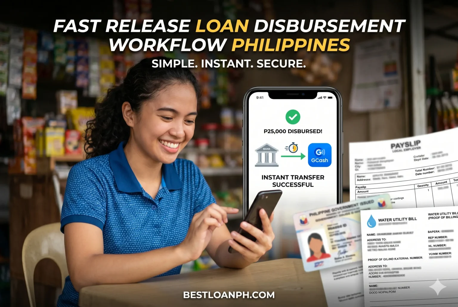 Fast release utang online approval to GCash and bank disbursement process in the Philippines