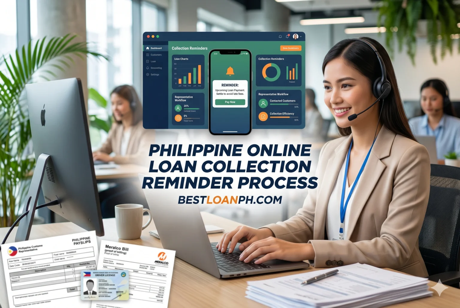 Timeline of online loan late payment reminders and collection escalation in the Philippines