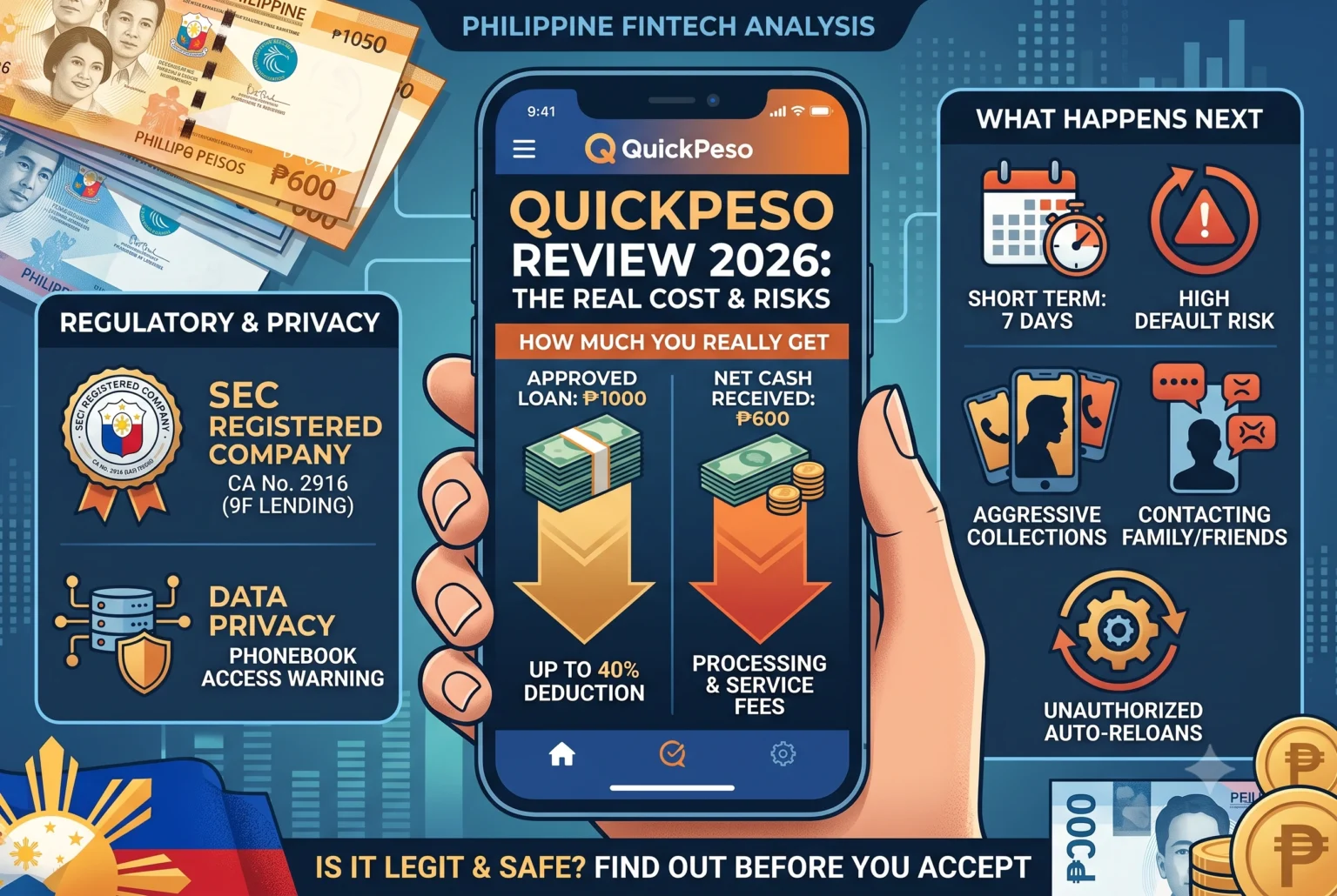 QuickPeso Review 2026: Is It Legit, What Does It Cost, and What Should Borrowers Check?