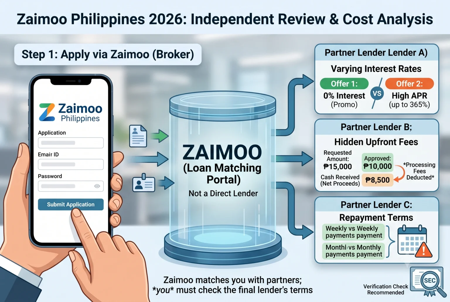 Zaimoo Review 2026: Is It Legit, What Are the Real Costs, and What Should Borrowers Check?